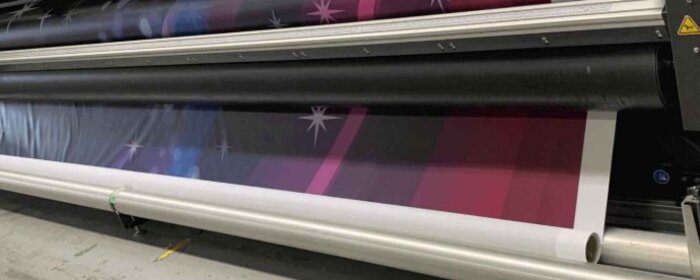 Large format commercial printing in production